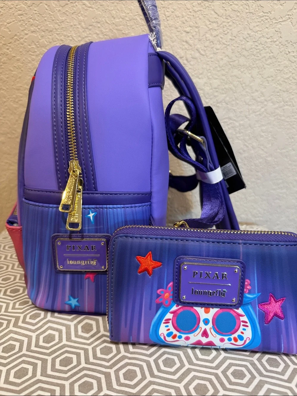 Loungefly COCO Miguel & Hector performance Backpack & Wallet Set